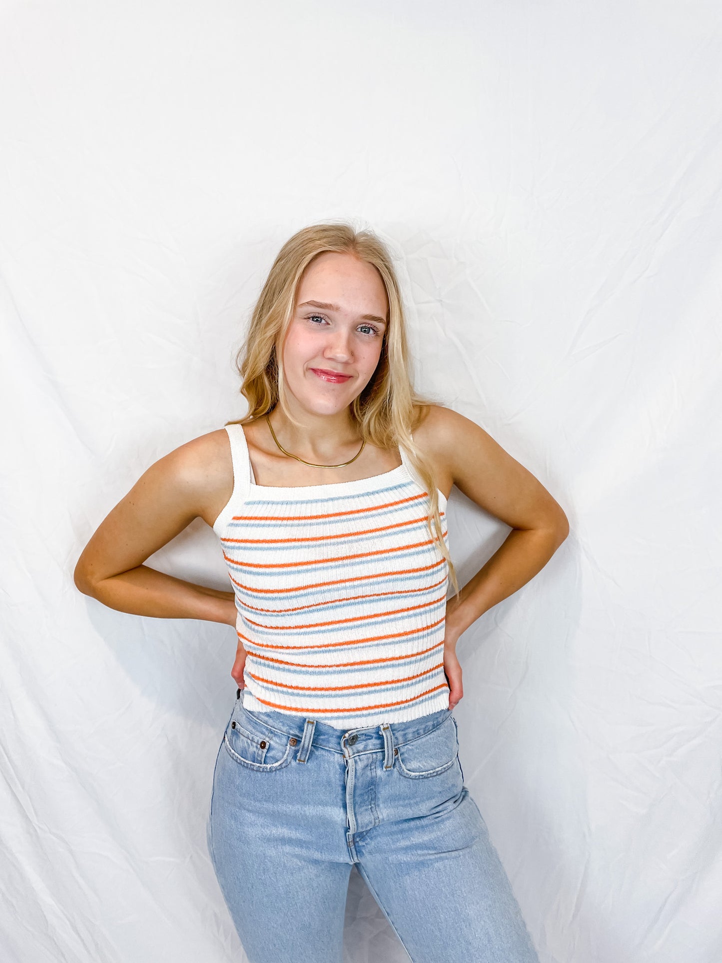 Daydream Striped Knit Tank - Hope + Freya