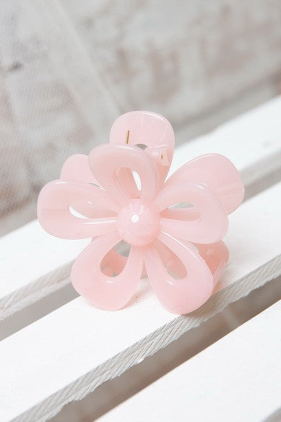 Glossy Flower Claw Clip (2 Colors) - Hope + Freya