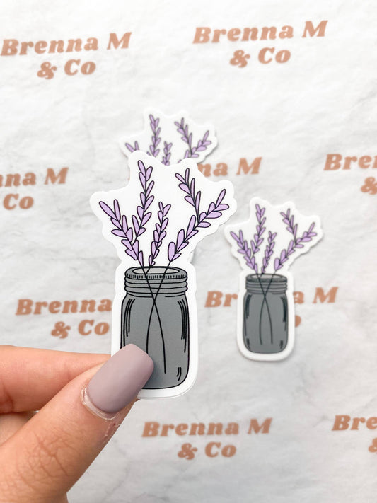 Lavender Blossom Sticker - Hope + Freya