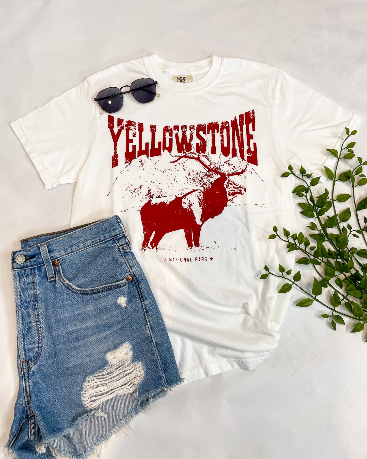 Yellowstone Graphic Tee - White - Hope + Freya