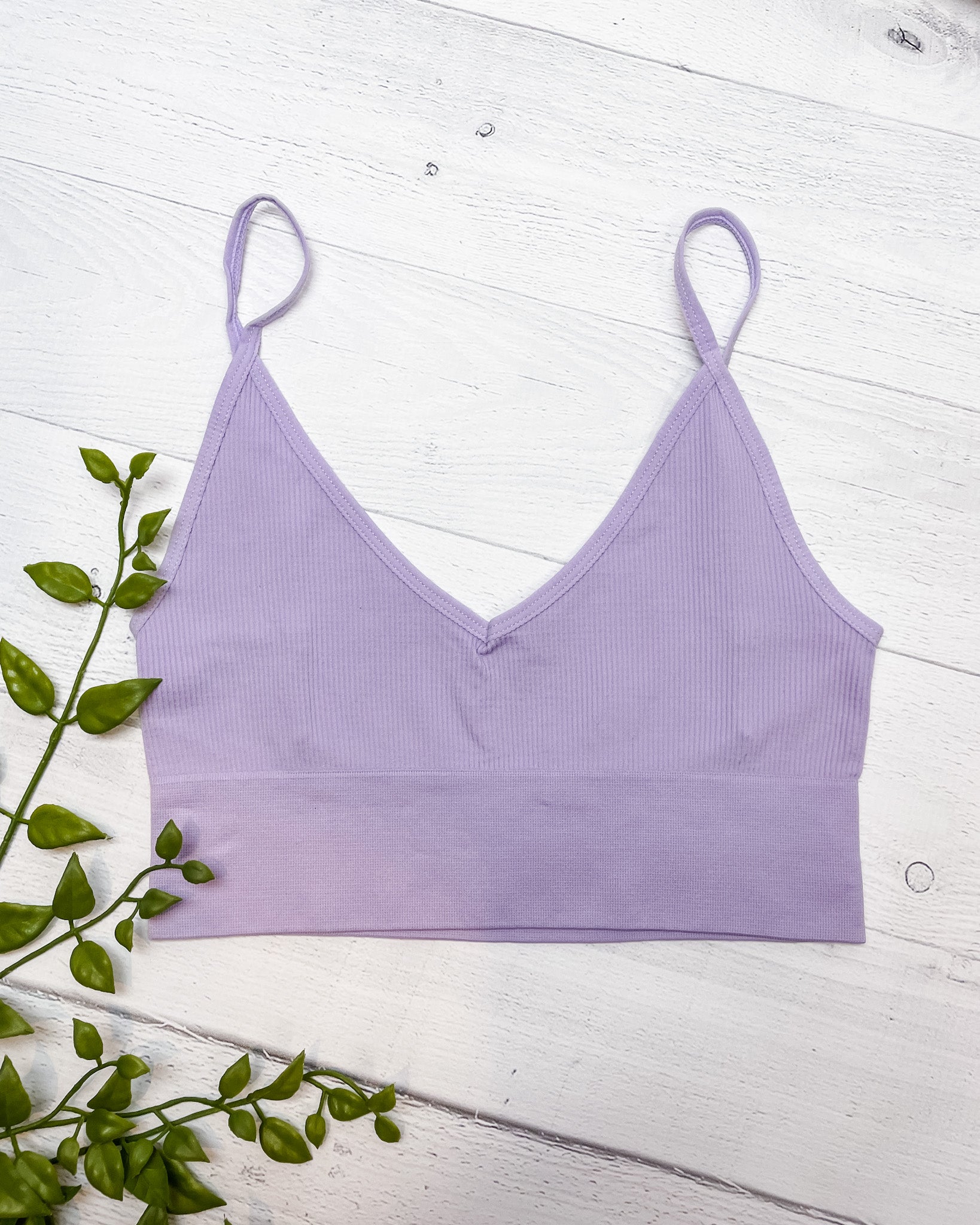 Low Back Seamless Bralette - Lavender - Hope + Freya