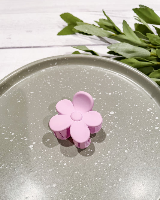 Mini Flower Clip - Lilac - Hope + Freya