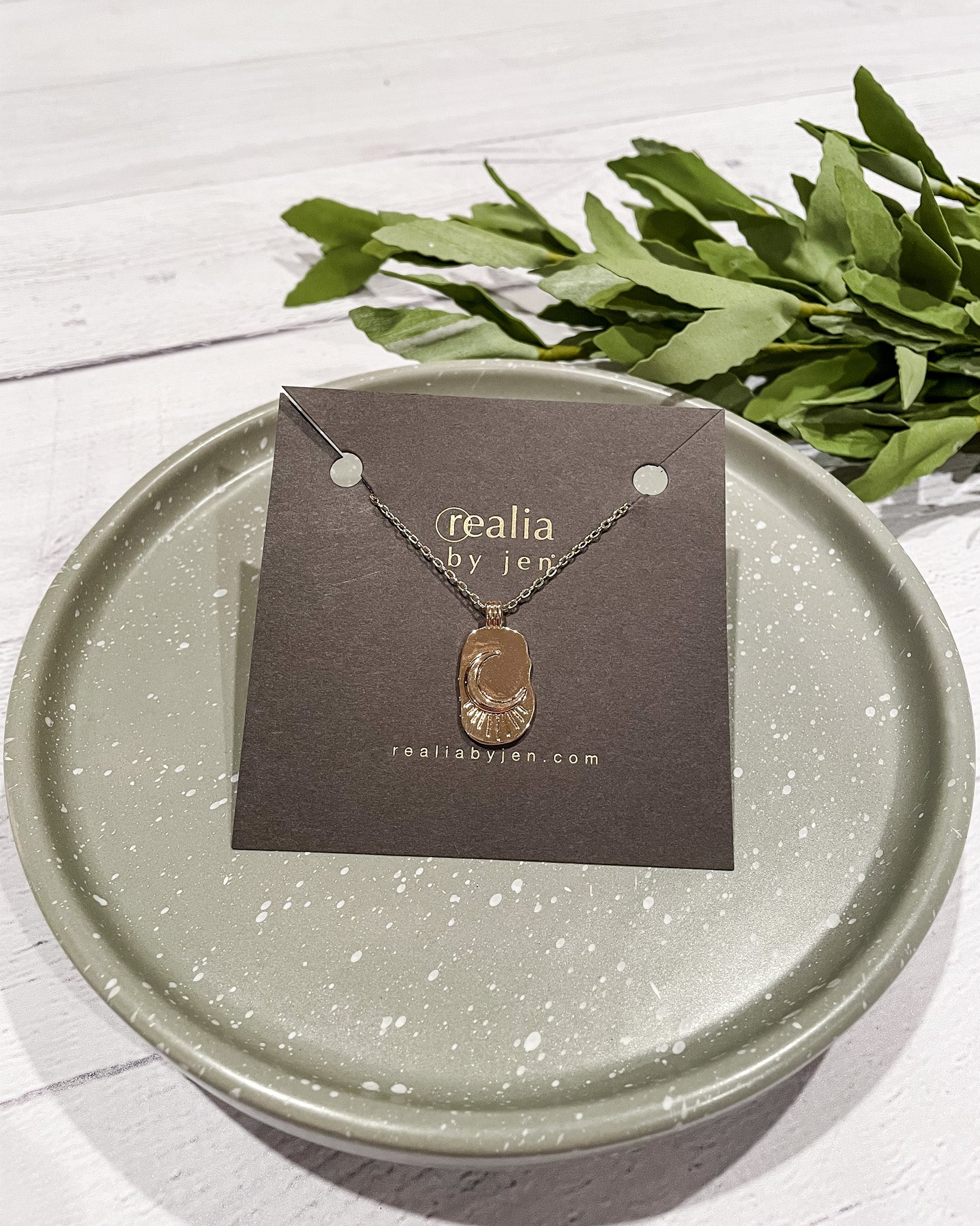 Realia by Jen Moon Pendant Necklace - Hope + Freya