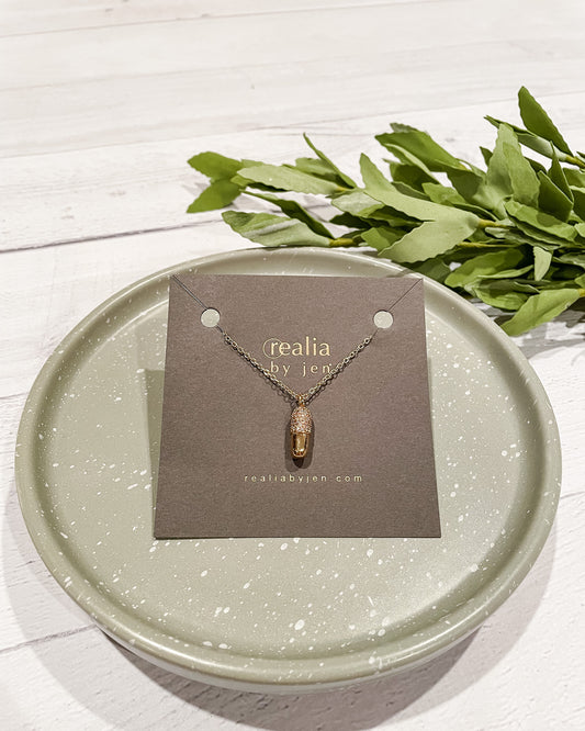 Realia by Jen Happy Pill Necklace - Hope + Freya