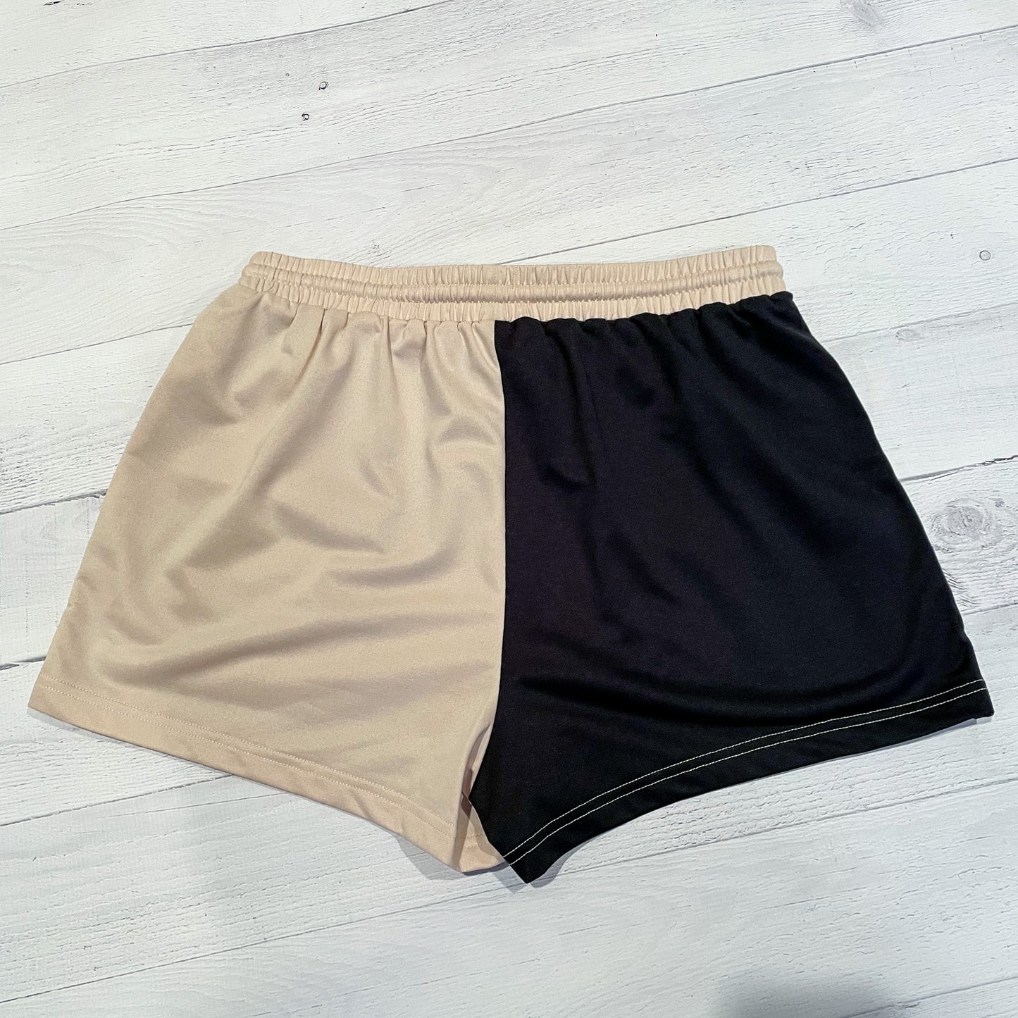 Color Block Shorts - Cream Multi - Hope + Freya